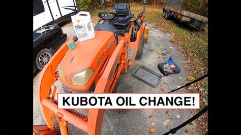 kubota ssv75 oil change